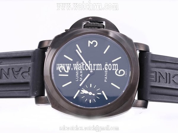 Panerai Luminor PAM00111 Mens Blue Rubber Strap PVD Bezel Watch