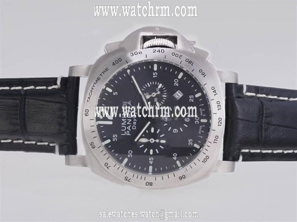 Panerai Luminor PAM00196 Stainless Steel Case Mens Round Watch