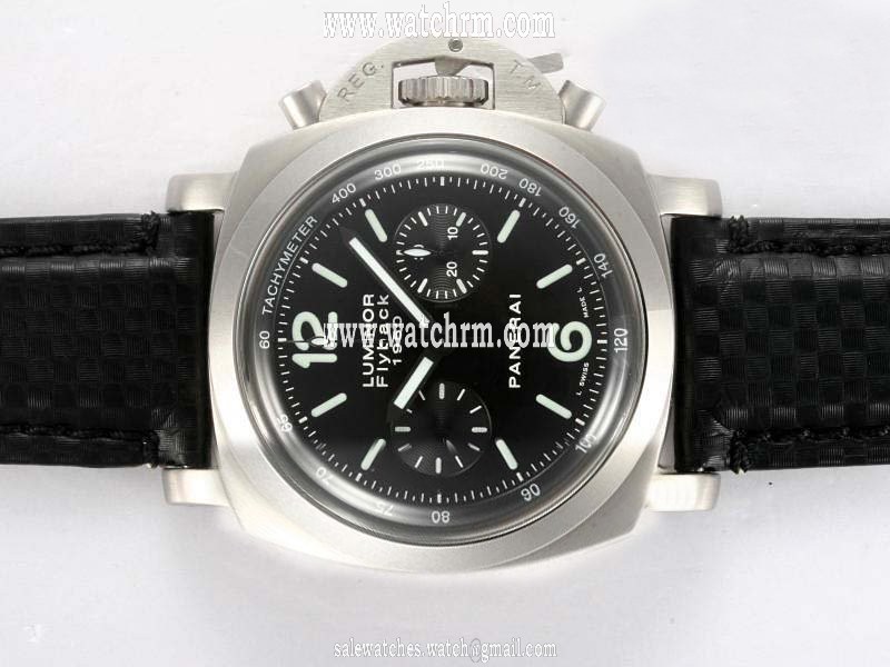 Panerai Luminor PAM00212 Black Dial Stainless Steel Case Round Watch