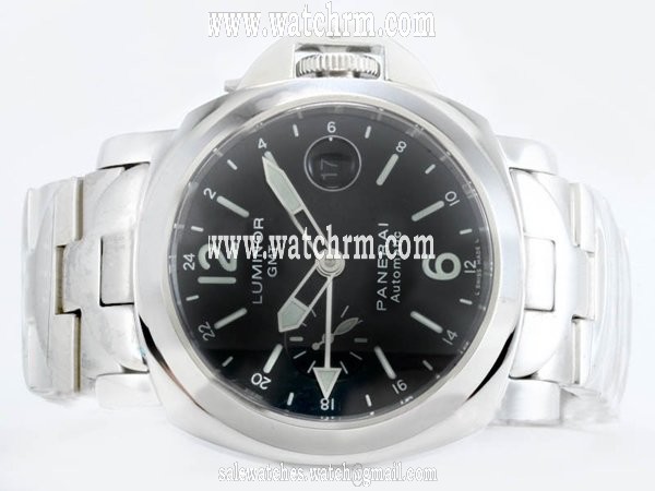 Panerai Luminor PAM088 Black Dial Stainless Steel Case 44mm Watch