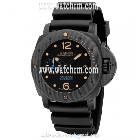 Panerai Luminor Submersible Black Dial Automatic Men's Watch PAM00616