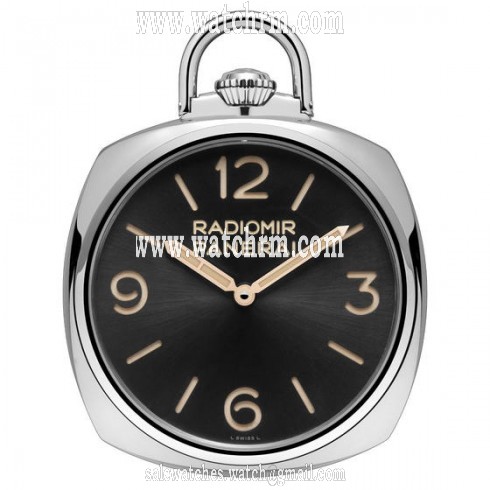 Panerai Pocket Watch 3 Days Oro Bianco Mechanical Black Pocket Watch PAM00529