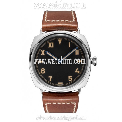 Panerai Radiomir California 3 Days Black Dial Brown Leather Men's Watch PAM00448