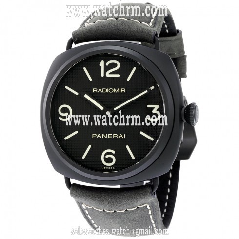 Panerai Radiomir Ceramica Black Dial Matte Ceramic Men's Watch PAM00643