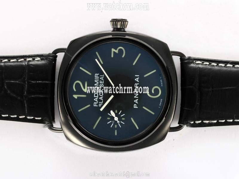 Panerai Radiomir PAM 292 Round Black Dial Manual Winding Watch