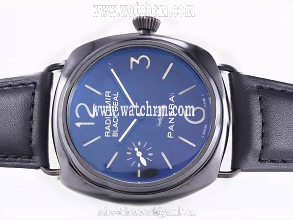 Panerai Radiomir PAM 292 Stainless Steel Bezel Blue Dial Stainless Steel Case Watch