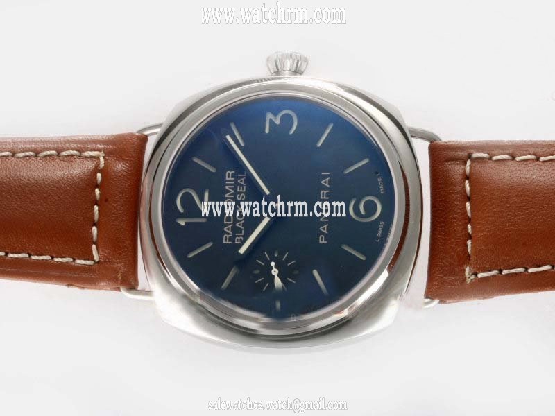 Panerai Radiomir PAM00309 Round Blue Dial Manual Winding Watch