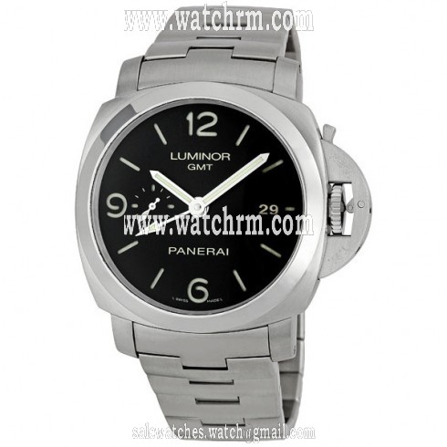 Panerai Steel Luminor 1950 GMT Watch PAM00329