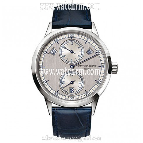 Patek Complications Silver Dial 18K White Gold Automatic Men's Watch 5235G-001