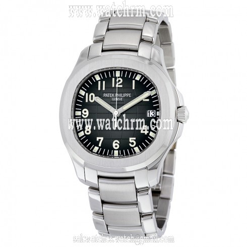Patek Philippe Aquanaut Black Dial Stainless Steel Automatic Men's Watch 5167-1A