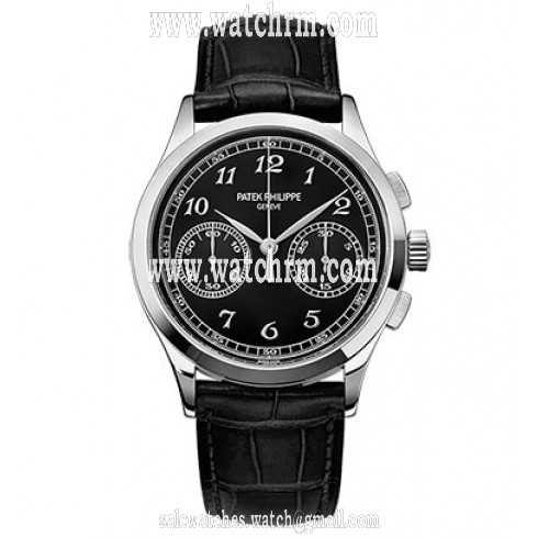 Patek Philippe Complications Black Dial 18K White Gold Men's Watch 5170G-010