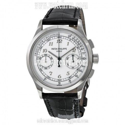 Patek Philippe Complications Chronograph Silvery White Dial Men's Watch 5170G-001