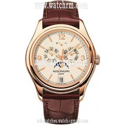 Patek Philippe Complications Moonphase Automatic 18 kt Rose Gold Men's Watch 5146R