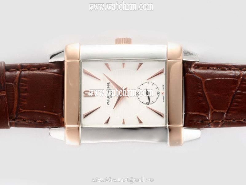 Patek Philippe Gondolo 5111J Rectangle Stainless Steel Case Mens Watch