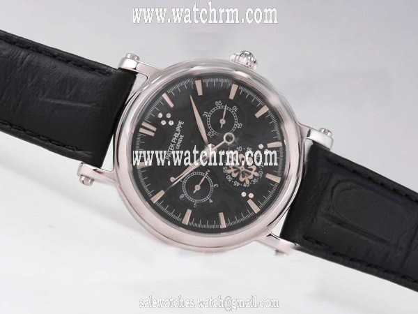 Patek Philippe Grand Complications 5004G Round Stainless Steel Case Mens Watch