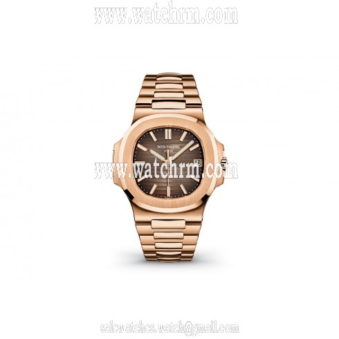 Patek Philippe Nautilus Brown Dial 18K Rose Gold Automatic Men's Watch 5711-1R-001