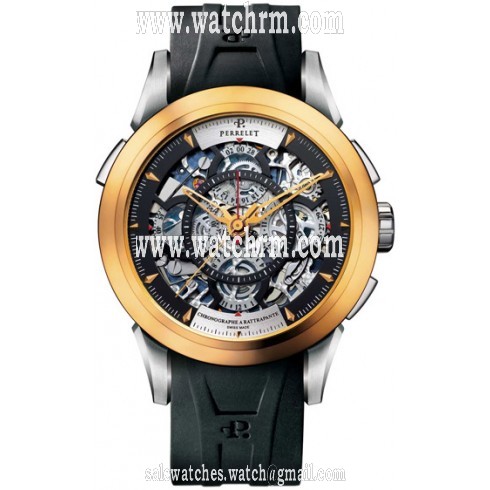 Perrelet Louis Frederic Split Seconds Chrono Rattrapante Men's Watch A1827/1