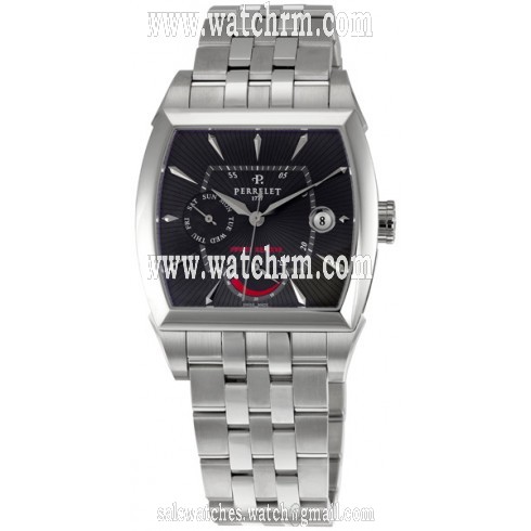 Perrelet Power Reserve Grey Dial Men's Watch A1021-B
