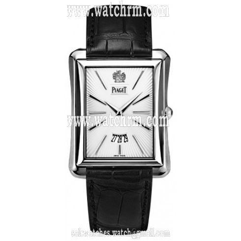 Piaget Emperador Silver Dial 18K White Gold Men's Watch G0A32120