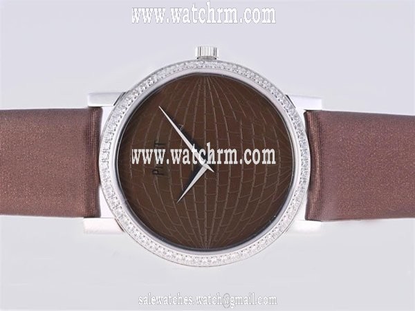 Piaget Altiplano 16404 Stainless Steel with Diamond Bezel Stainless Steel Case Brown Dial Watch