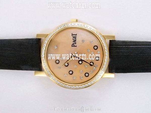 Piaget Altiplano G0A29120 Mens Black Crocodile Leather Strap Round Watch