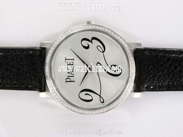 Piaget Altiplano G0A30107 Mens Black Crocodile Leather Strap Watch