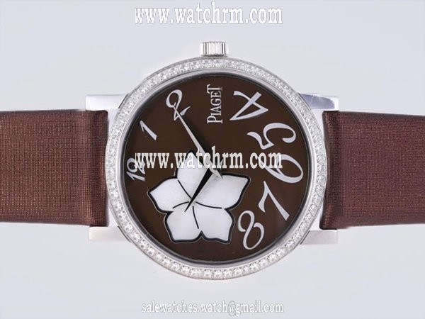 Piaget Altiplano G0A32077 Stainless Steel with Diamond Bezel Quartz Brown Dial Watch
