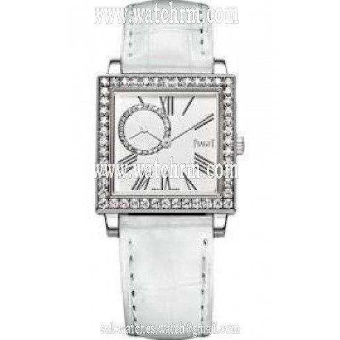 Piaget Altiplano White Dial 18K White Gold Diamond Ladies Watch G0A37077
