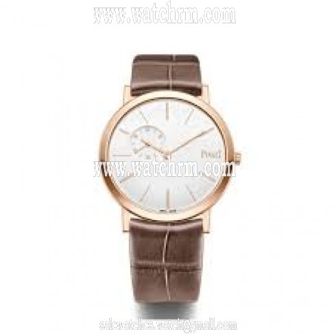 Piaget Altiplano White Dial 18kt Rose Gold Men's Watch G0A39105