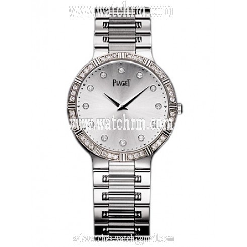 Piaget Dancer White Gold Diamond Ladies Watch GOA33052