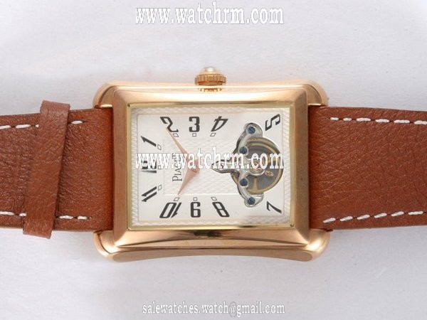 Piaget Emperador Coussin Tourbillon 11483 Automatic Mens Rectangle Watch