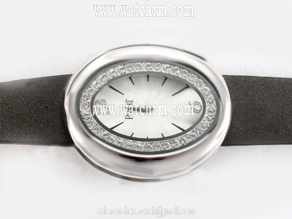 Piaget Limelight Oval-shaped G0A31059 Stainless Steel Case 36x43mm White Dial Watch