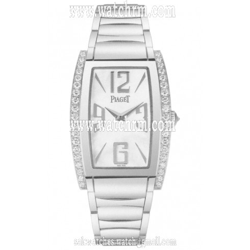 Piaget Limelight White Mother of Pearl Dial White Gold Ladies Watch G0A32095