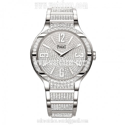 Piaget Polo Diamond Pave Dial Automatic Men's Watch GOA36226