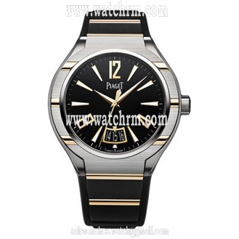 Piaget Polo Fortyfive Black Dial Men's Watch G0A37011