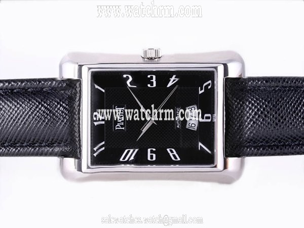 Piaget Upstream Upstream 2824 Mens Stainless Steel Case Rectangle Watch