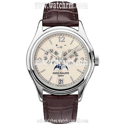 Patek Philippe Complicated Annual Calendar 18kt White Gold Automatic Men's Watch 5146G
