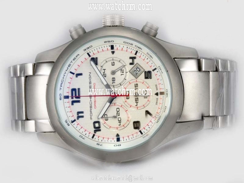 Porsche Design Orshsorro 1723 44mm Silver Stainless Steel Strap Watch