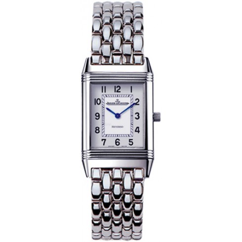 Jaeger LeCoultre Reverso White Dial Stainless Steel Ladies Watch Q2618110