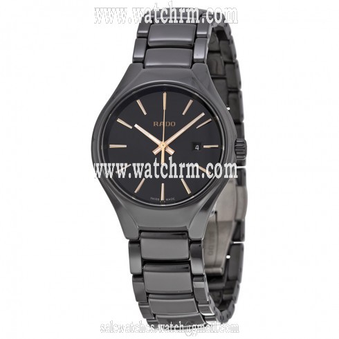 Rado Black Dial Black Ceramic Ladies Watch R27059162