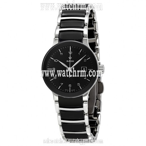 Rado Centrix Automatic Black Dial Two-tone Ceramic Ladies Watch R30942162