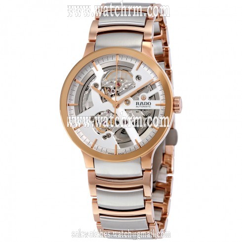 Rado Centrix Silver Skeleton Dial Automatic Men's Watch R30180113