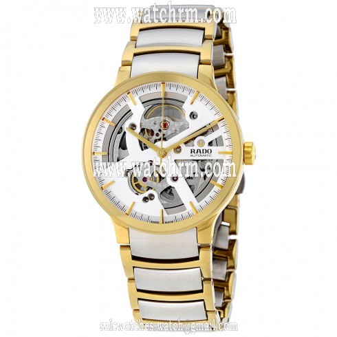 Rado Centrix Silver Skeleton Dial Automatic Men's Watch R30181103