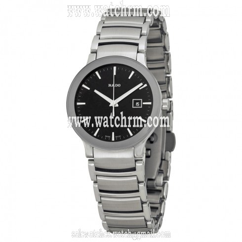 Rado Centrix Black Dial Stainless Steel Unisex Watch R30928153