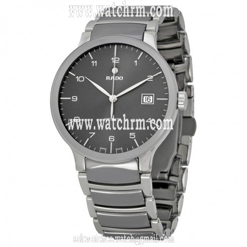 Rado Centrix Grey Dial Two-tone Bracelet Men's Watch R30939112