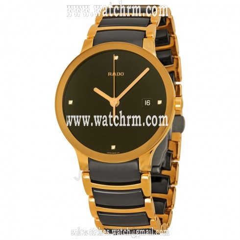 Rado Centrix Jubile Black Dial Black Ceramic Men's Watch R30554712