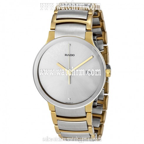 Rado Centrix Jubile Silver Dial Two-tone Men's Watch R30931713
