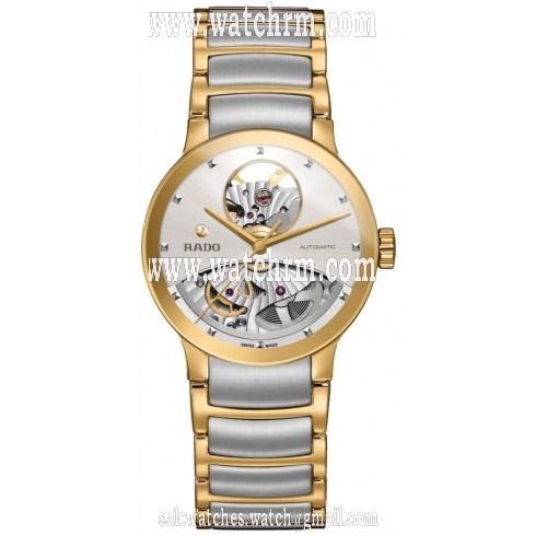 Rado Centrix Open Heart Silver Skeleton Dial Automatic Men's Watch R30246013