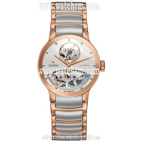 Rado Centrix Open Heart Silver Skeleton Dial Automatic Men's Watch R30248012