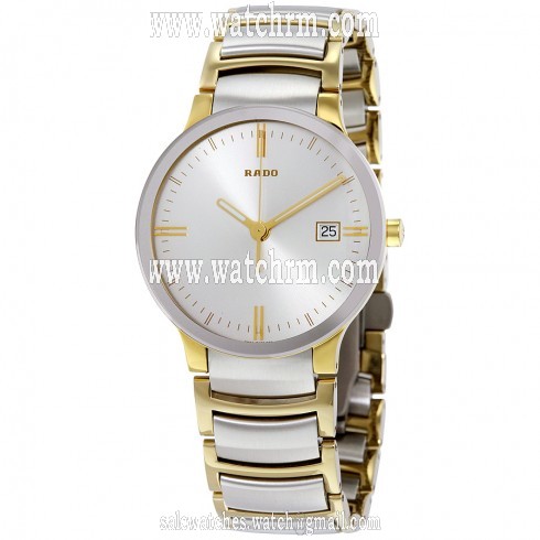Rado Centrix Silver Dial Two-Tone Stainless Steel Men's Watch R30931103